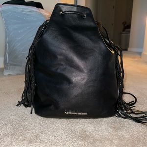 Victoria secret leather backpack